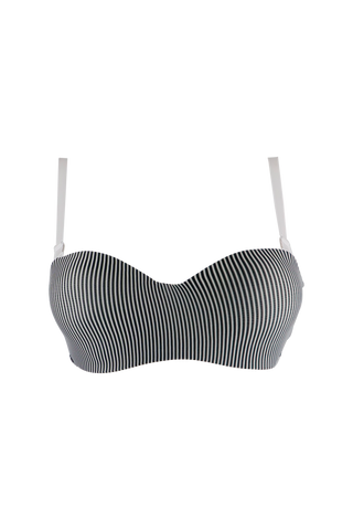 Women Striped Printed Wired Bra