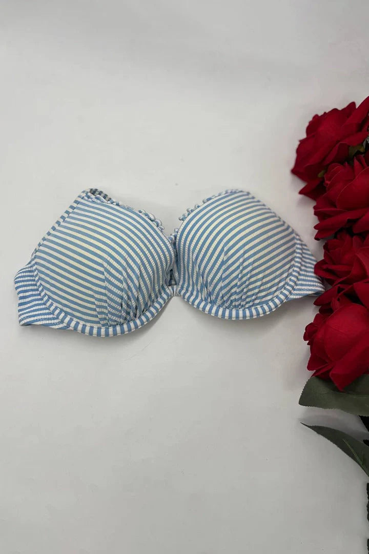 Women Striped Padded Bra (Pack Of 2)