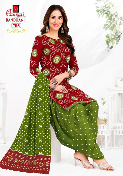 BANDHANI VOL 7 BUY GANPATI WHOLESALE COTTON SALWAR SUIT