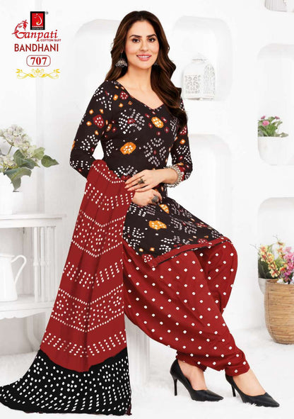 BANDHANI VOL 7 BUY GANPATI WHOLESALE COTTON SALWAR SUIT