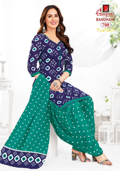 BANDHANI VOL 7 BUY GANPATI WHOLESALE COTTON SALWAR SUIT