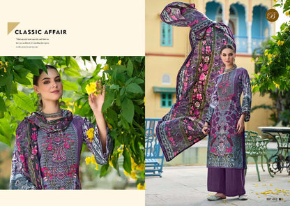 BELLIZA DESIGNER STUDIO RIWAYAT VOL 8 RAYON FANCY WORKS SUIT