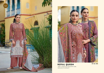 BELLIZA DESIGNER STUDIO RIWAYAT VOL 8 RAYON FANCY WORKS SUIT