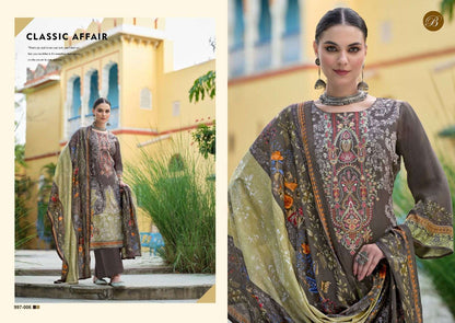 BELLIZA DESIGNER STUDIO RIWAYAT VOL 8 RAYON FANCY WORKS SUIT