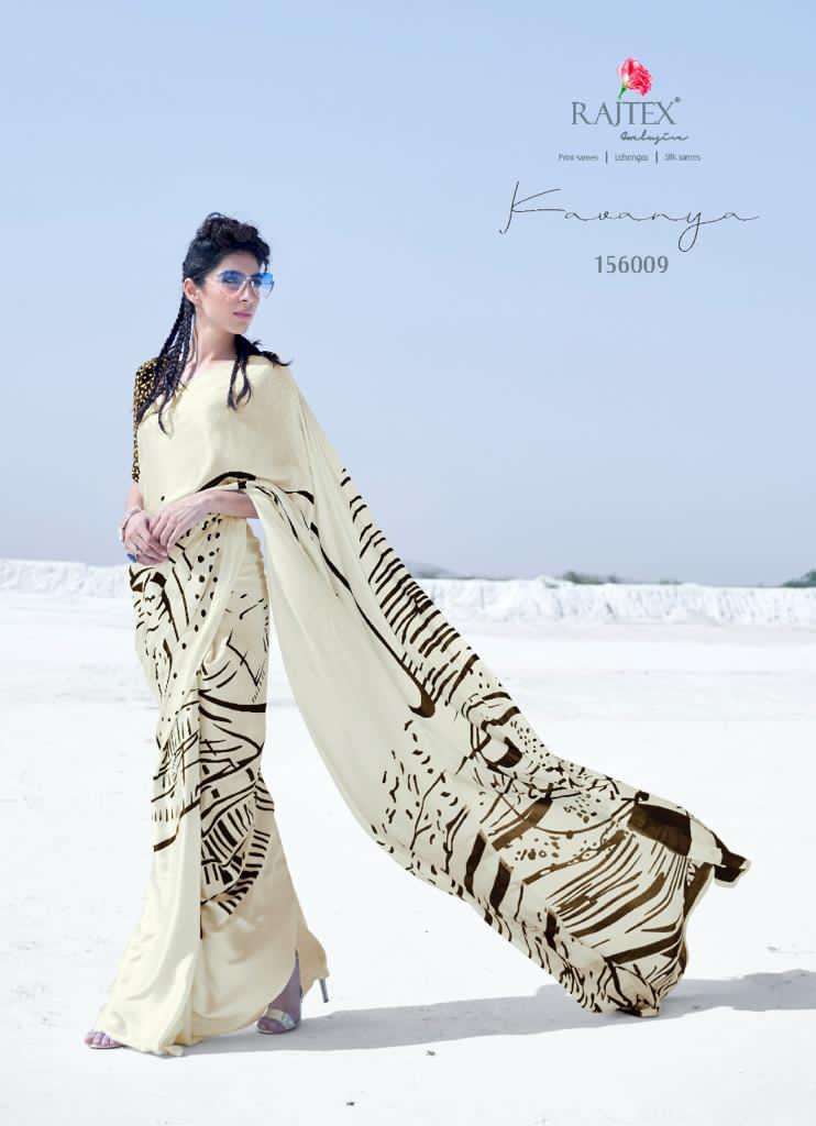 Buy Kavanya Rajtex Crepe Designer Party Wear Sarees