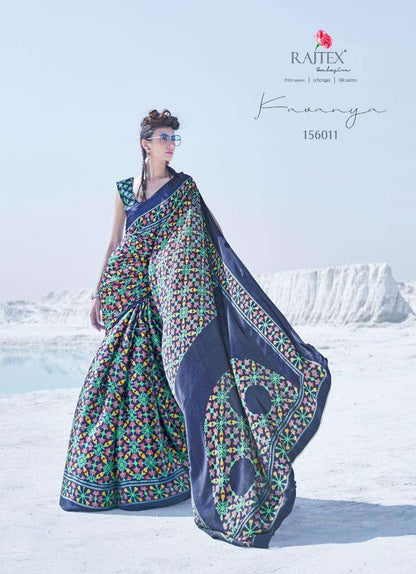 Buy Kavanya Rajtex Crepe Designer Party Wear Sarees