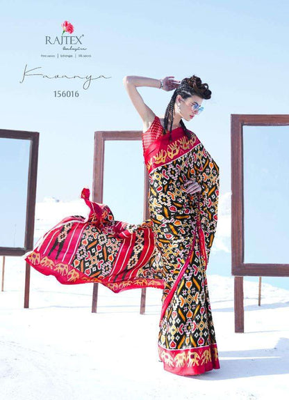 Buy Kavanya Rajtex Crepe Designer Party Wear Sarees