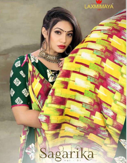 Buy Sagarika Laxmimaya Fab Online Wholesale Suppler Designer Creap Saree