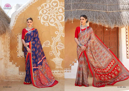 Buy Silkline Vol 11 Ishika Designer Crep Silk Saree