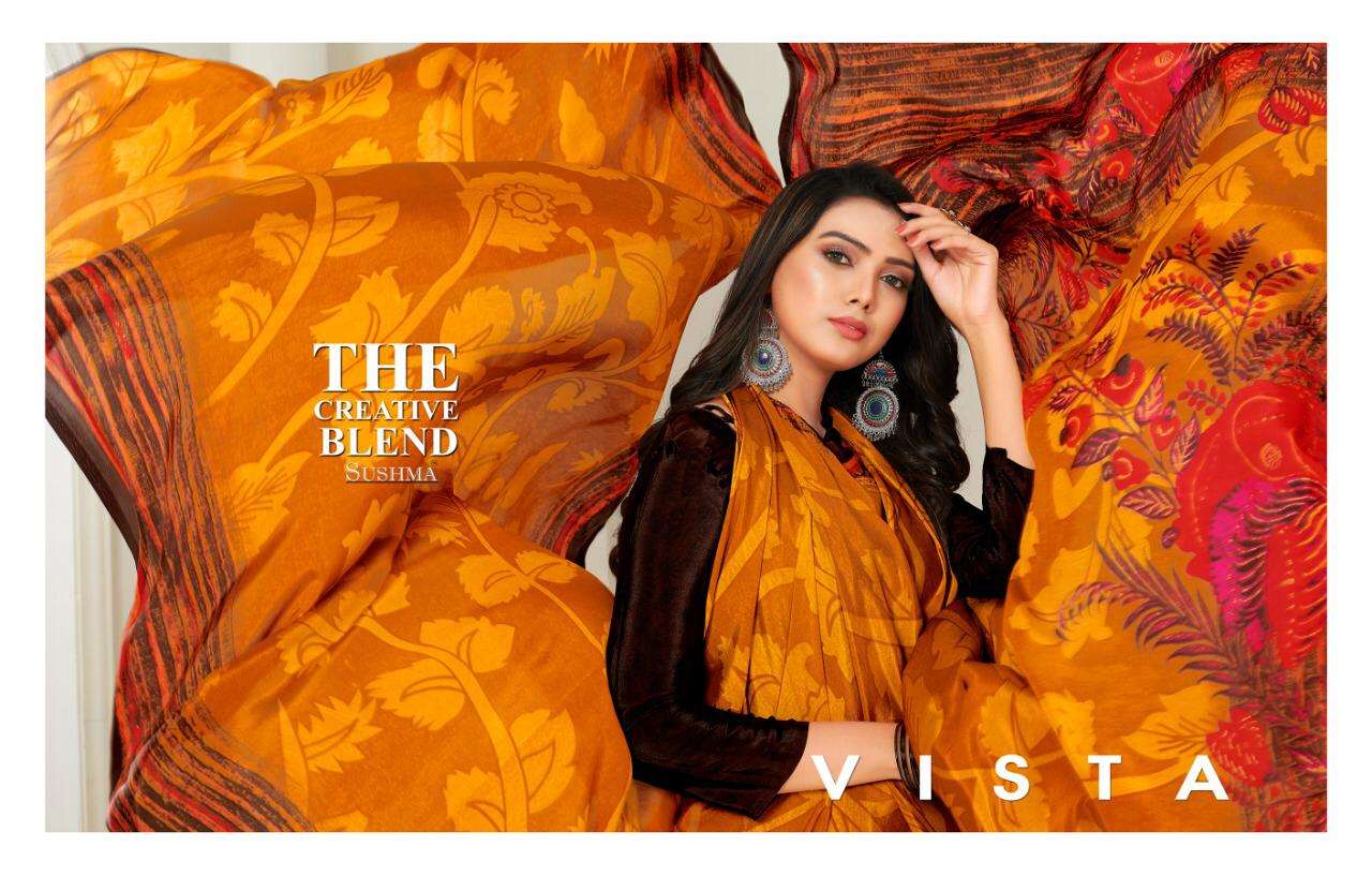 Buy Vista Vol 2 Sushma Online Wholesale Designer Crape Saree