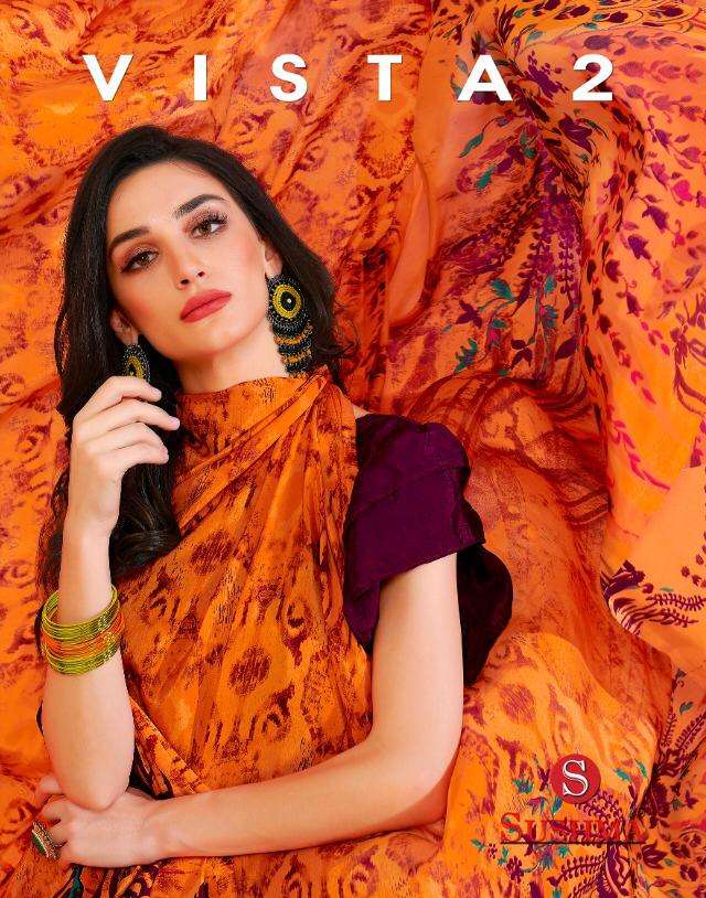 Buy Vista Vol 2 Sushma Online Wholesale Designer Crape Saree