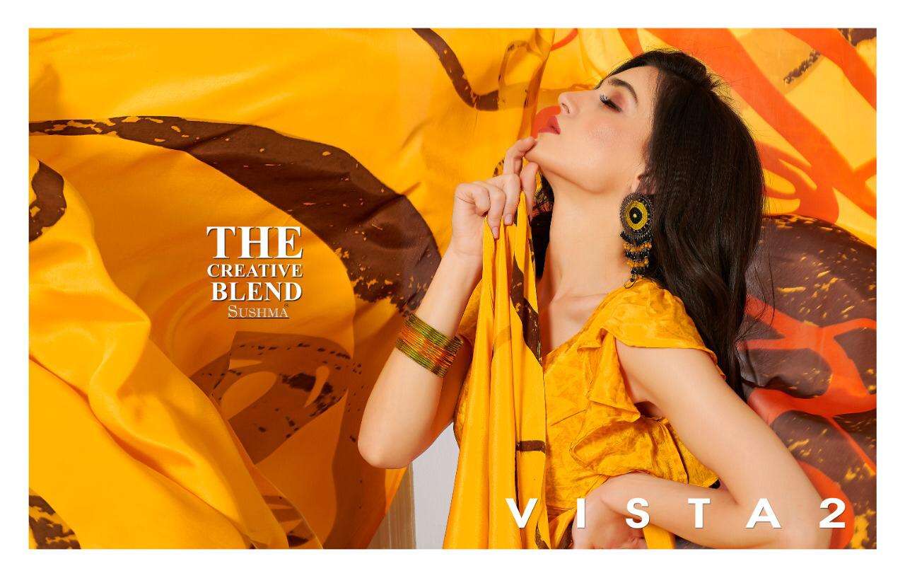 Buy Vista Vol 2 Sushma Online Wholesale Designer Crape Saree