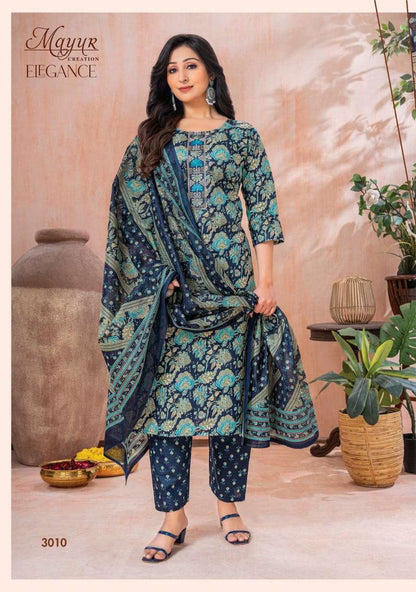 ELEGANCE VOL-03 BUY AKASH CREATION WHOLESALE ONLINE LOWEST PRICE COTTON READYMADE KURTA SUIT SETS