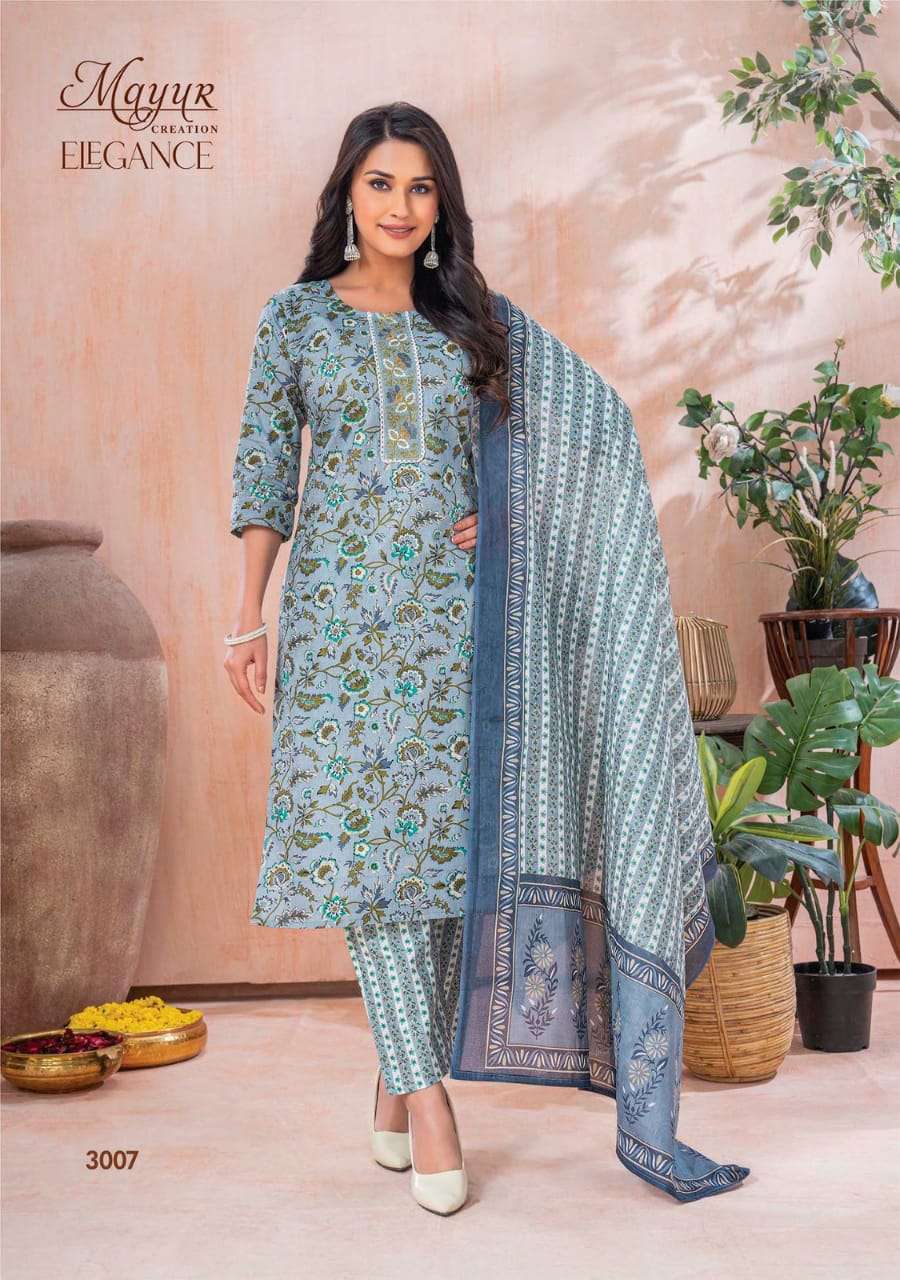 ELEGANCE VOL-03 BUY AKASH CREATION WHOLESALE ONLINE LOWEST PRICE COTTON READYMADE KURTA SUIT SETS