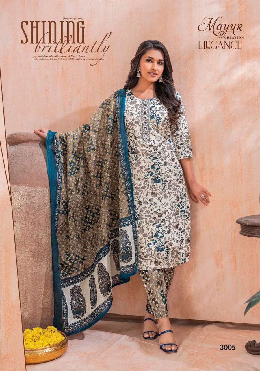 ELEGANCE VOL-03 BUY AKASH CREATION WHOLESALE ONLINE LOWEST PRICE COTTON READYMADE KURTA SUIT SETS