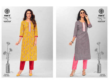 Exotic Vol 4 Buy Deeptex Prints Wholesale Online Lowest Price Cotton Kurta Pant Sets