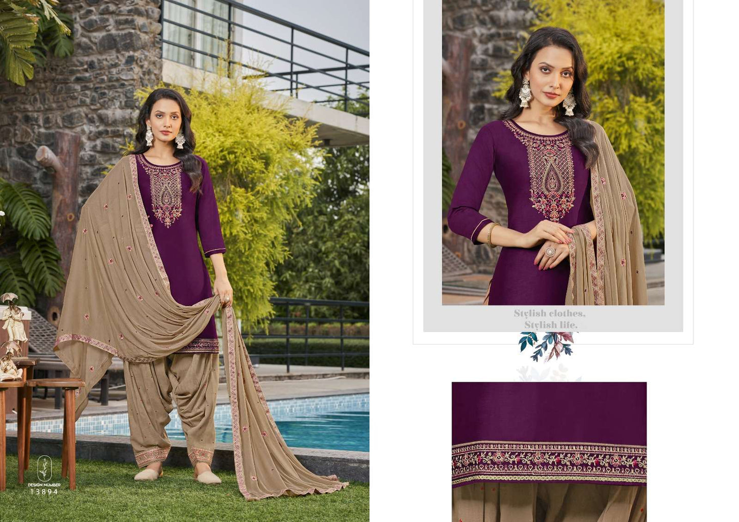 Fashion Of Patiala Vol - 35 Buy Kalaroop Wholesale Online Lowest Patiala Jam Silk Readymade Set