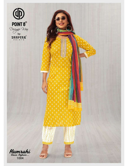 Humrahi Buy Deeptex Prints Wholesale Online Lowest Price Cotton Kurta Pant Dupatta Set