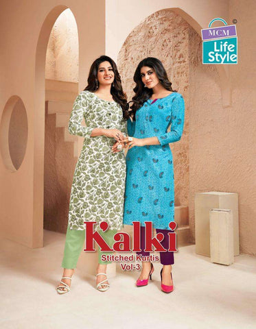 KALKI VOL 3 BUY MCM LIFESTYLE WHOLESALE ONLINE LOWEST PRICE COTTON KURTIS