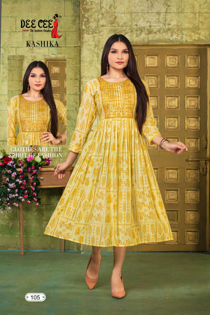 Kashika Buy Dee Cee Wholesale Lowest Price Chanderi Lowest Price Kurtis