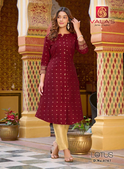 Lotus Buy Valas Online Wholesaler Latest Collection Kurtis