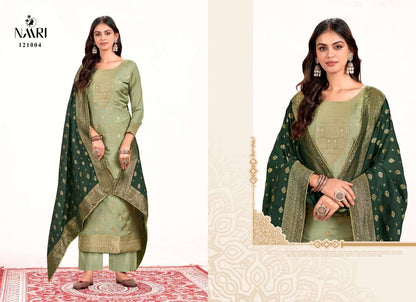 NAARI SIMAR MUSLIN JACQUARD DESIGNER LADIES SUIT