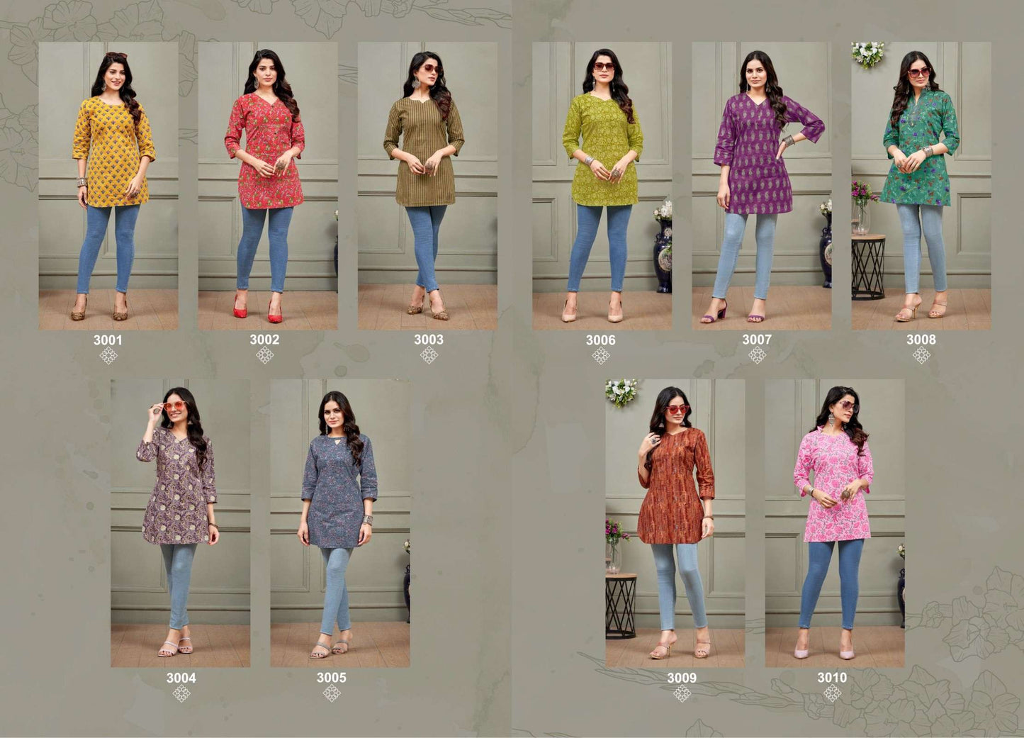 OMISHA VOL 3 BUY BALAJI COTTON WHOLESALE ONLINE LOWEST PRICE COTTON TUNIC SETS