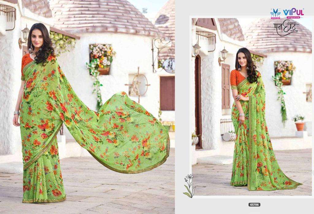 Pangaht Vol 3 Buy Vipul Online Wholesaler Latest Collection Fancy Sarees