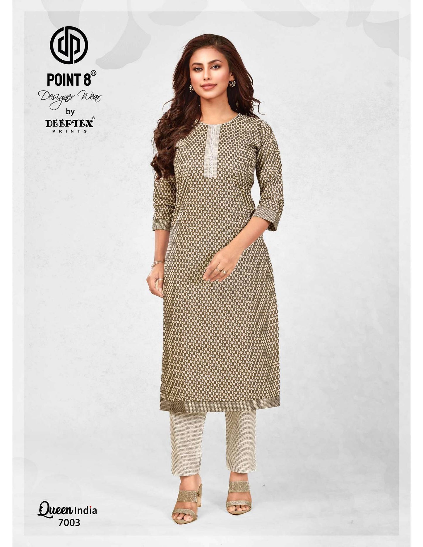 Queen India Vol 7 Buy Deeptex Wholesale Cotton Lowest Price Kurtis & Pant Set