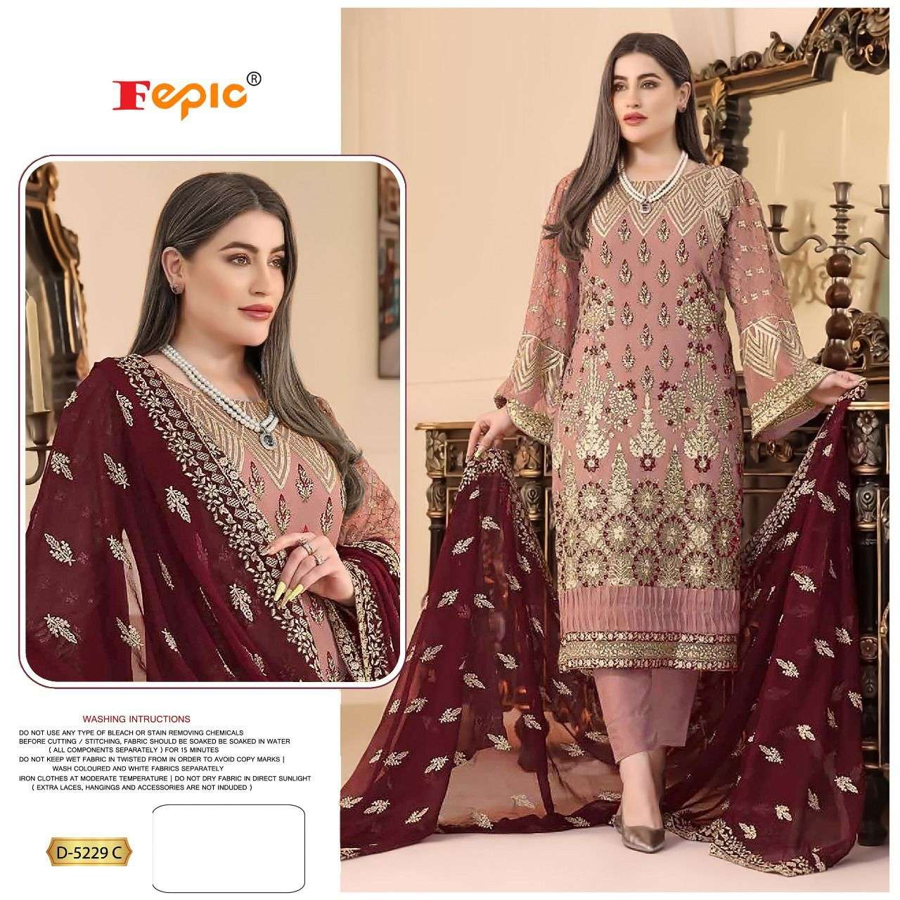 Rosemeen By Fepic Wholesale Online Salwar Suit Set