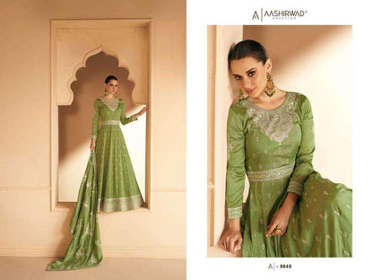 Safar Buy Aashirwad Online Wholesaler Latest Collection Gown Flar Kurtis