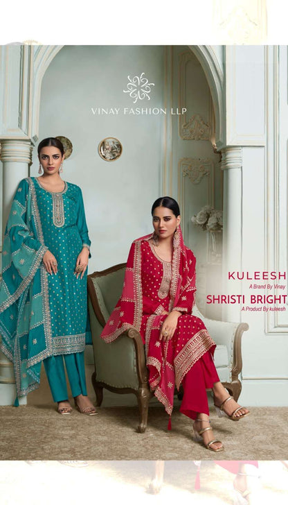 SHRISHTI BRIGHT BUY VINAY FASHION LATEST ONLINE SALWAR SUIT SETS